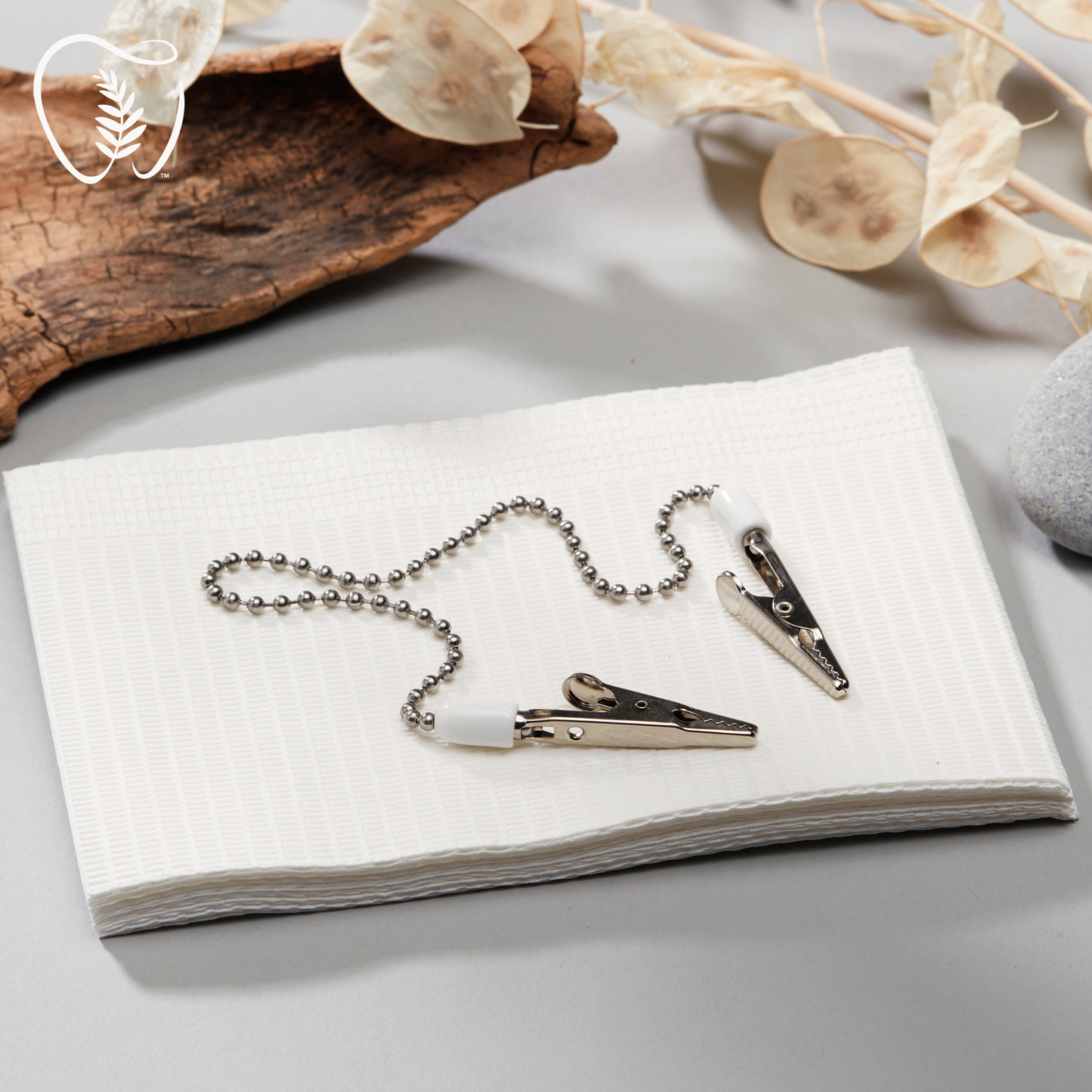 Teeth Whitening Bibs & Bib Chains for Professional Clinics