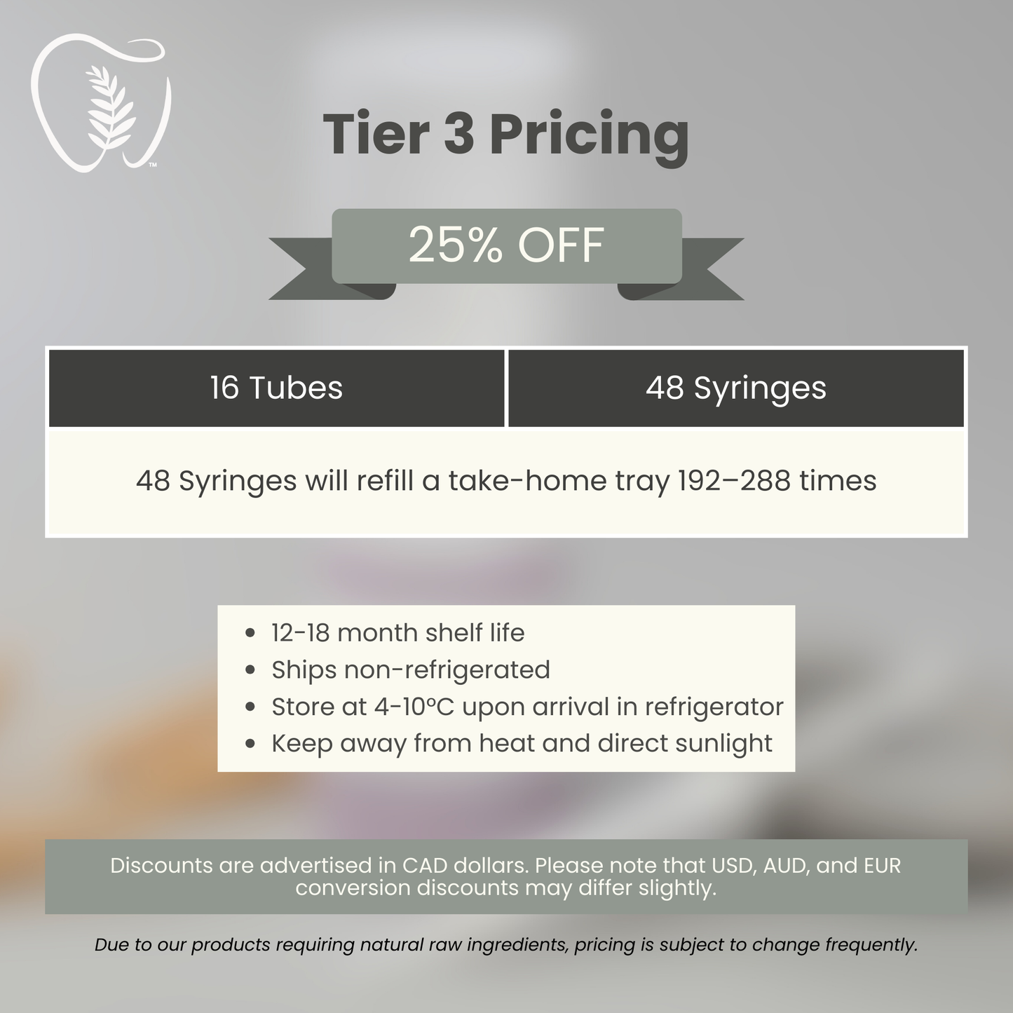 Signature Fern Gel™ Gentle 11% - Whitening Tray Refill Gel Regular Strength