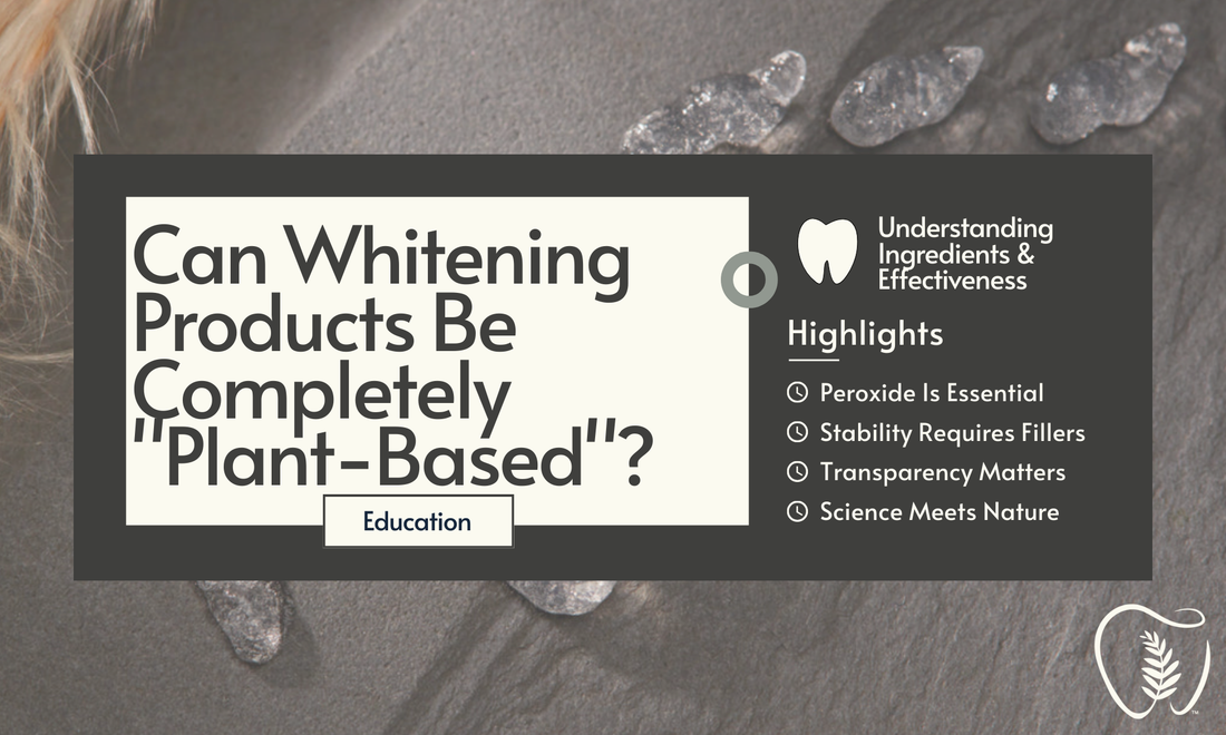 Can Teeth Whitening Products Be Completely "Plant-Based"?