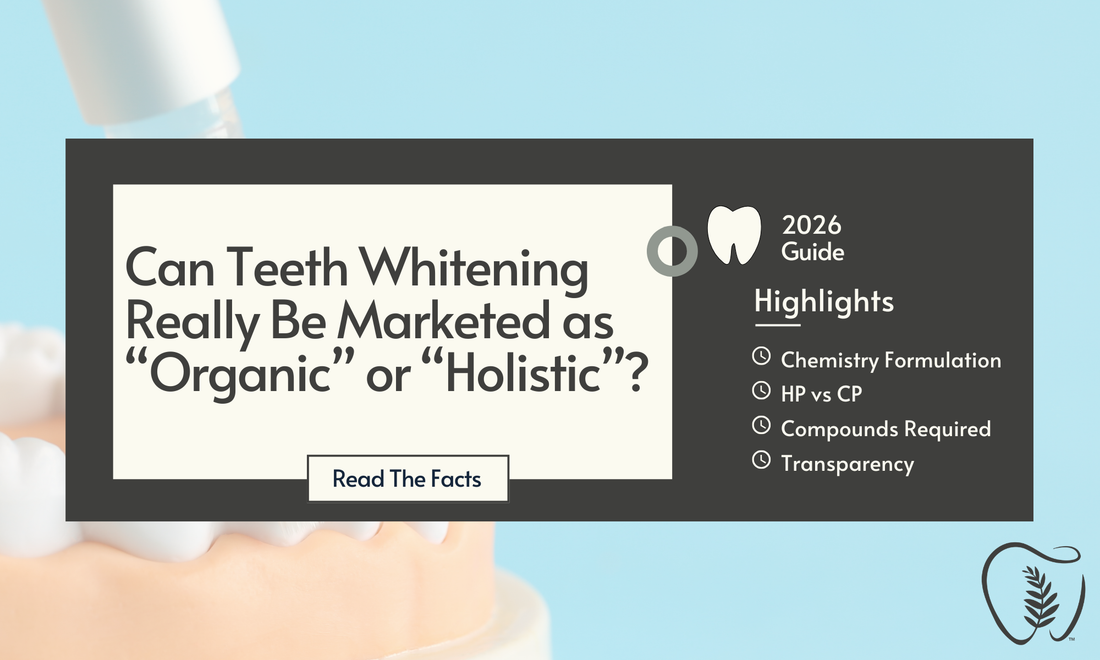 Can Teeth Whitening Providers Really Be Marketed as “Organic” or “Holistic”?