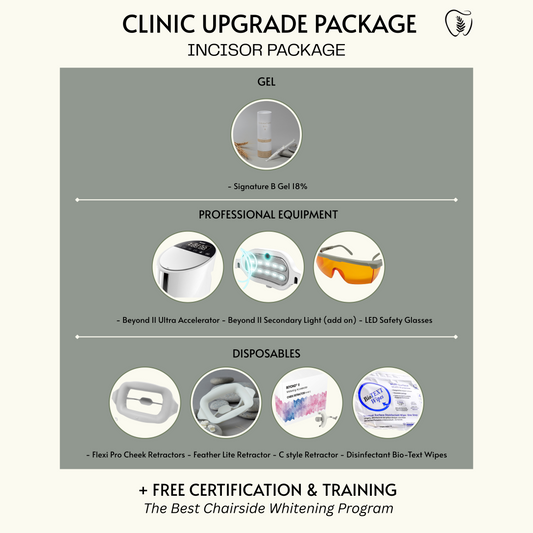 Incisor 18% Teeth Whitening Clinic Upgrade System