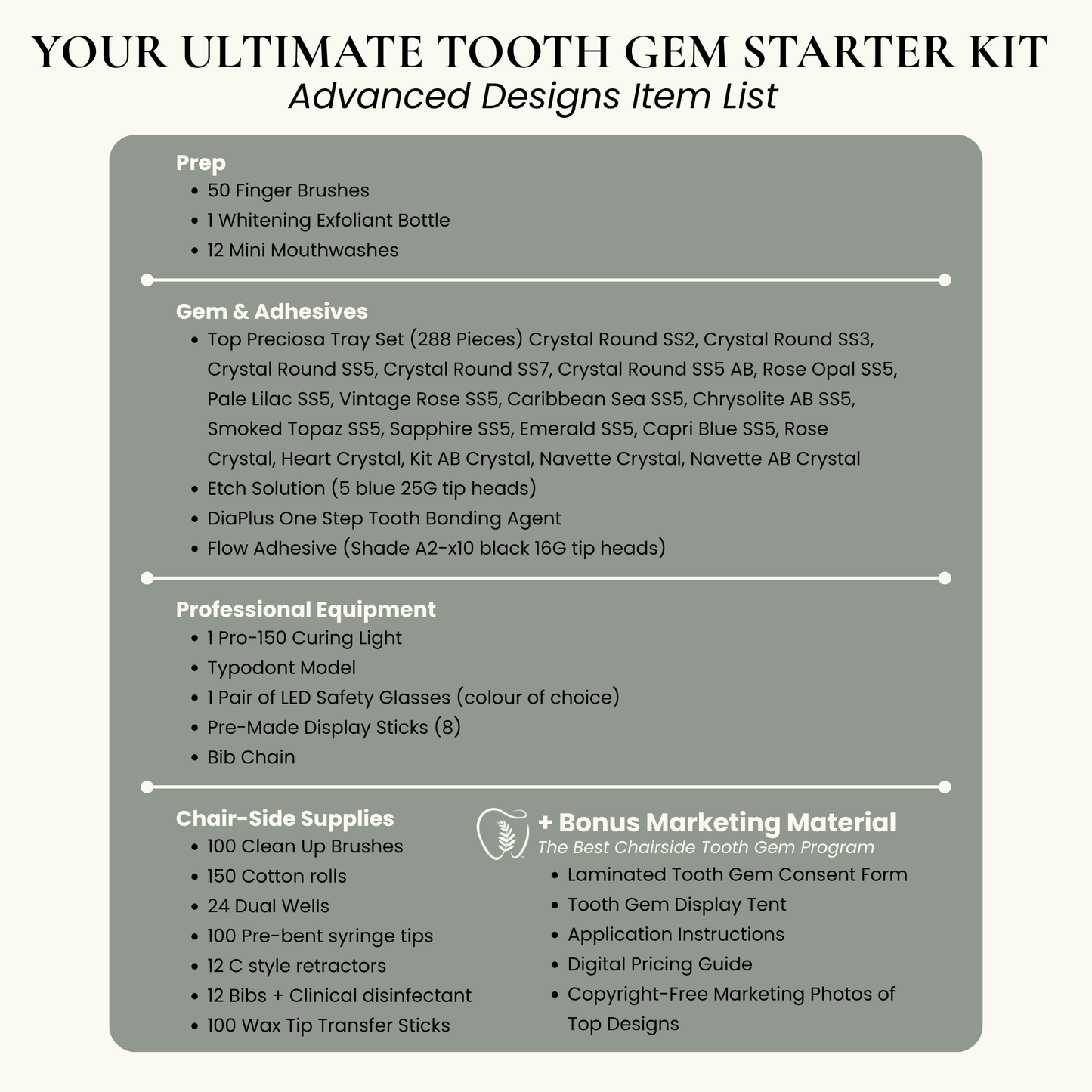 Ultimate Tooth Gem Kit- Basic