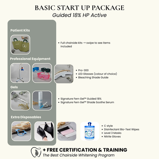 Essentials Teeth Whitening Clinic Kit - 18% HP