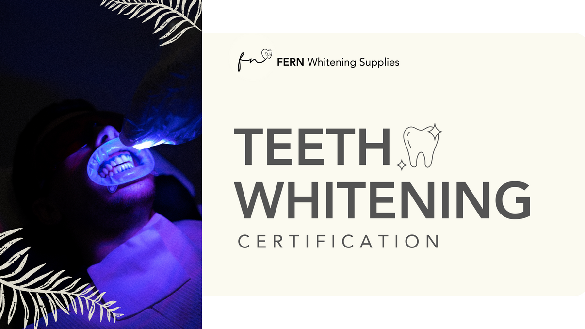 ONLINE EDUCATION Teeth Whitening Certificate Fern Whitening Supplies