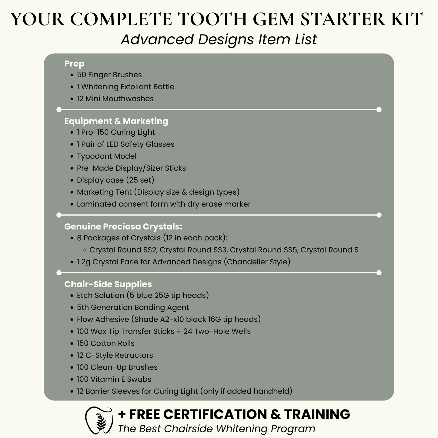 Tooth Gem Starter Kit (Advanced)