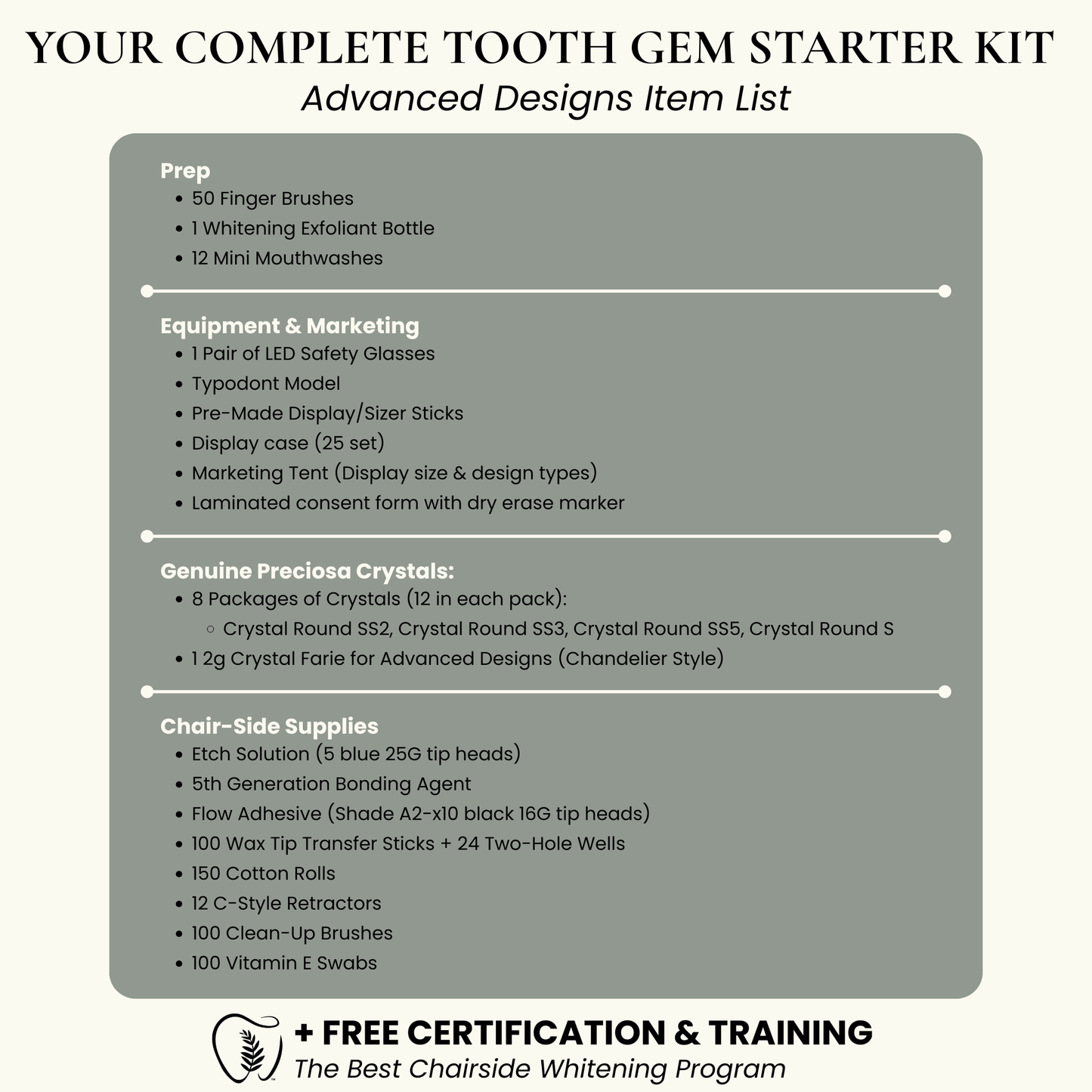 Tooth Gem Starter Kit (Advanced)