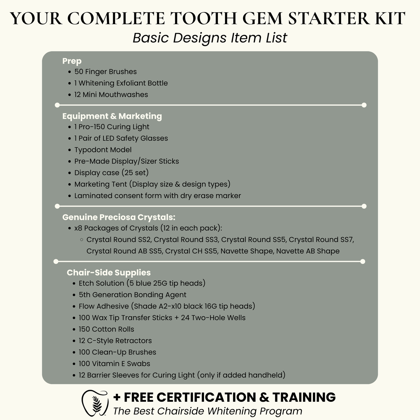 Tooth Gem Starter Kit (Basic)