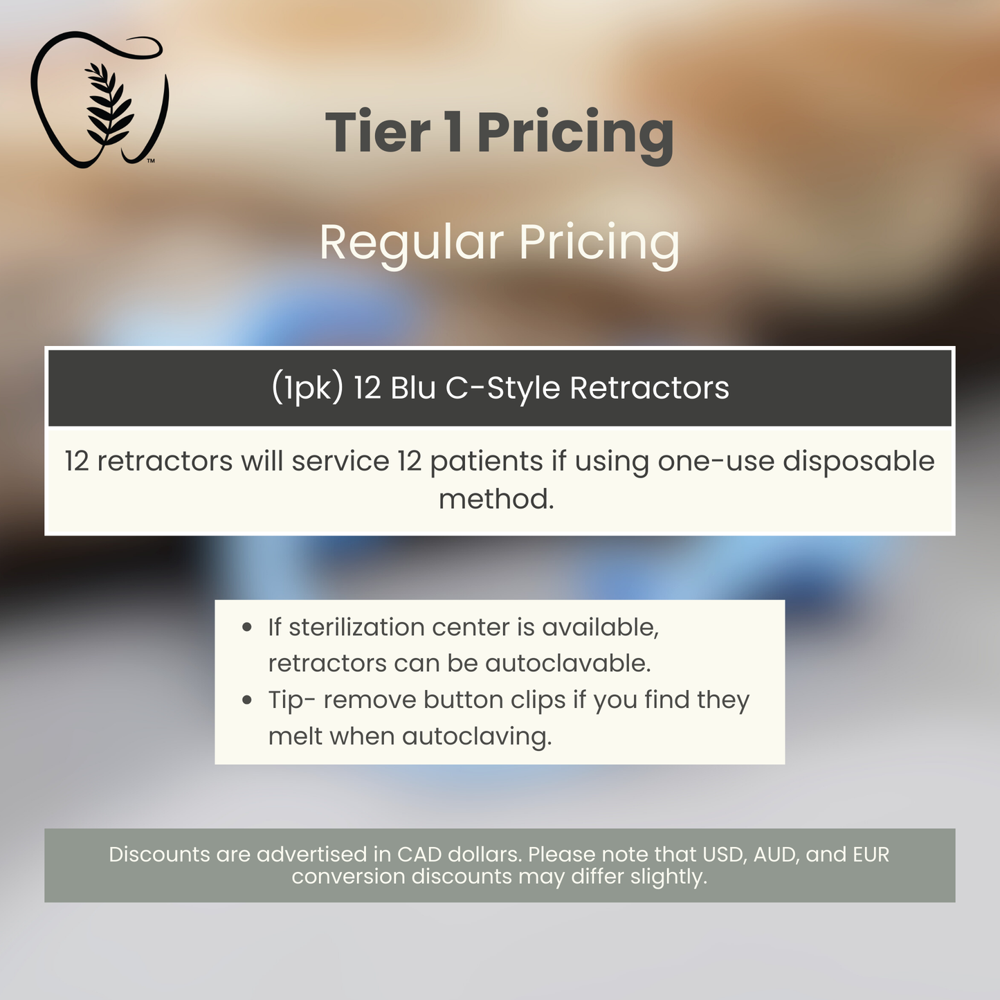 BLU C-Style Tooth Gem Retractor – Professional Chairside Tool