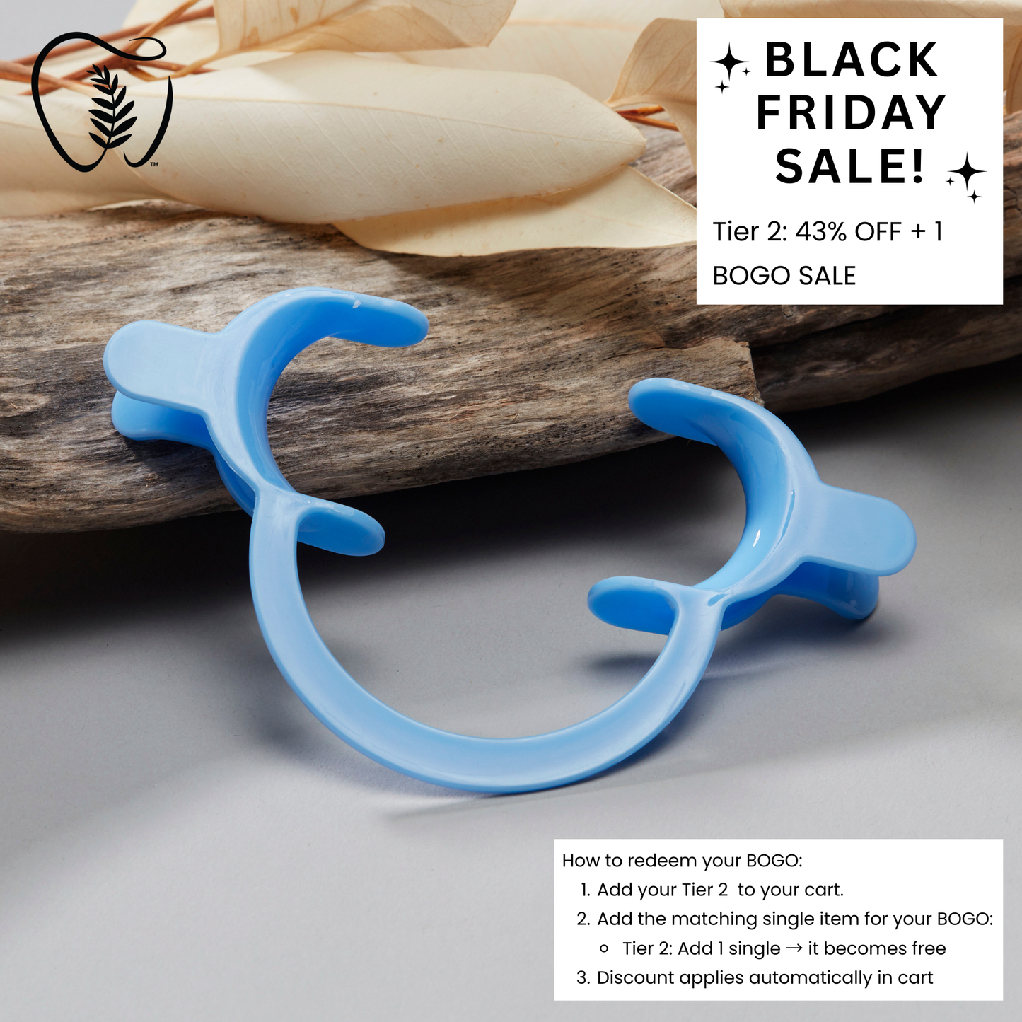 BLU C-Style Tooth Gem Retractor – Professional Chairside Tool