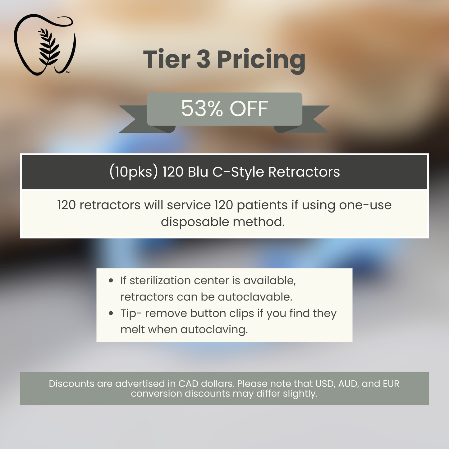 BLU C-Style Tooth Gem Retractor – Professional Chairside Tool