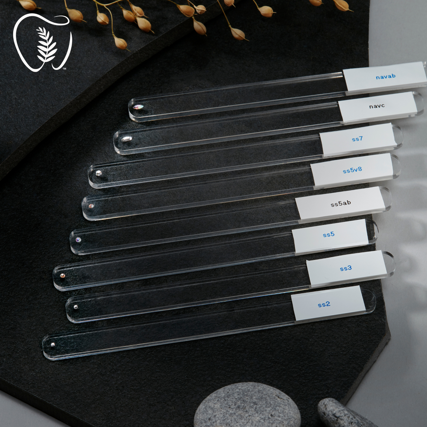 Pre-Made Tooth Gem Display Size Sticks