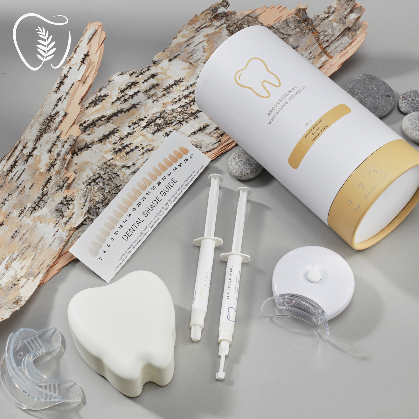 Ultimate Take Home Whitening Kit - (With Whitening Exfoliant + Tooth Case!)