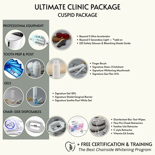 Cuspid 18% Teeth Whitening Clinic Start Up System