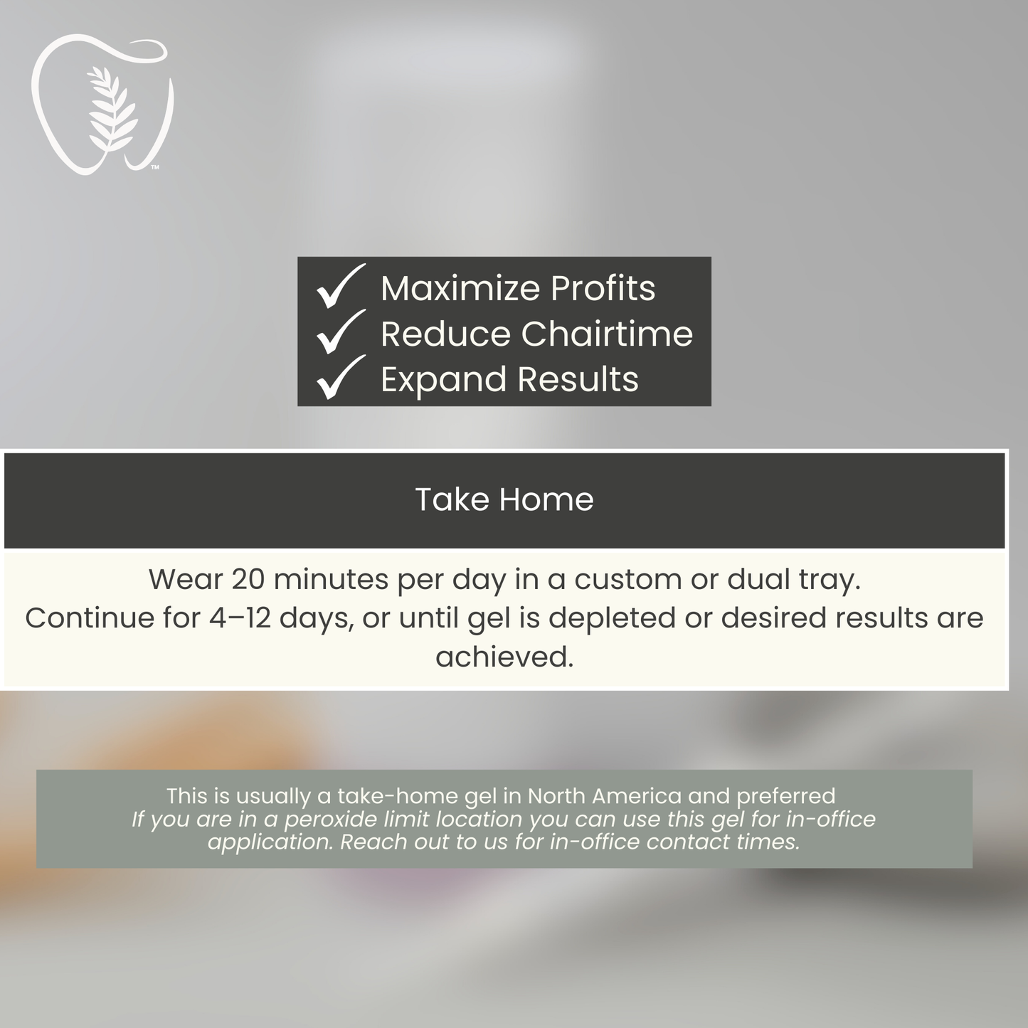 Signature Fern Gel™ Gentle 11% HP Active- Whitening Tray Refill Gel (Regular Strength)