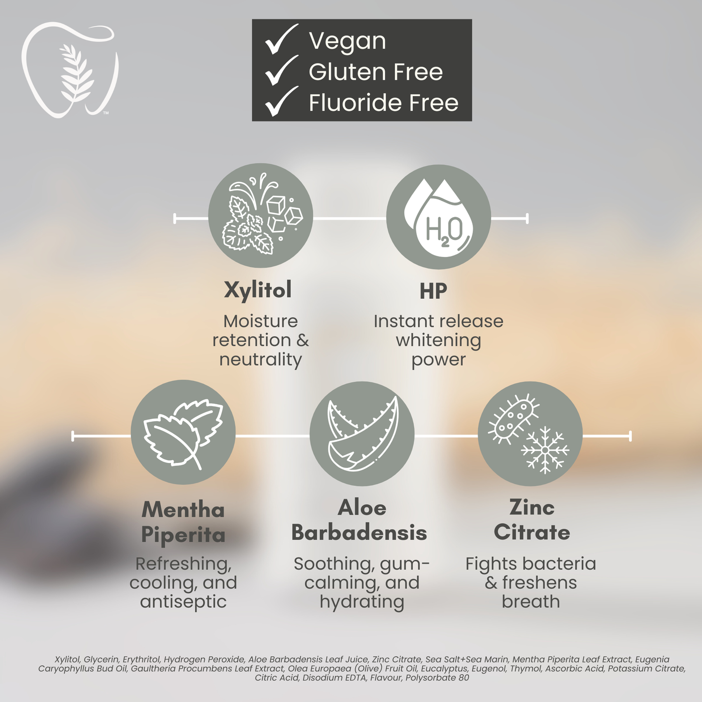 Signature Fern Peppermint Whitening Mouthwash Mini