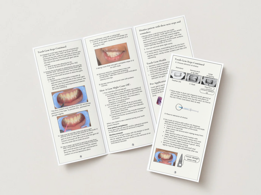 Clinic Pack- Tooth Gem Instructions