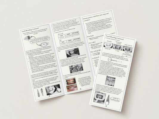 Clinic Pack- Teeth Whitening Instructions